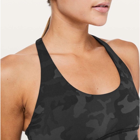 Lululemon Free To Be Moved Bra Incognito Camo Multi Grey 4 - Picture 2 of 4